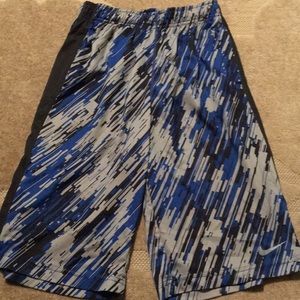 Nike basketball blue and grey shorts